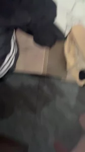 对镜后入